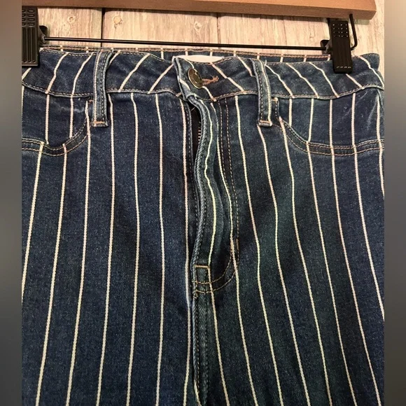 Cello Striped Flare Jeans - Picture 4 of 8